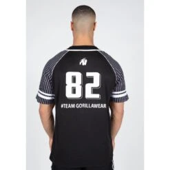 Gorilla Wear 86 Baseball Jersey - Black -Draag Straal 86 baseball jersey black 1