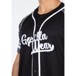 Gorilla Wear 86 Baseball Jersey - Black -Draag Straal 86 baseball jersey black 3