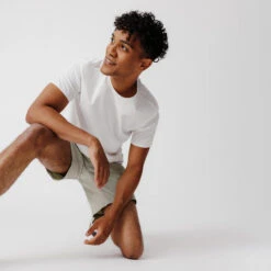 Kalenji Ademend Hardloop T-shirt Voor Heren Dry+ Breath Steenrood -Draag Straal ademend en geventileerd hardloop t shirt voor heren dry breath ivoorwit 5