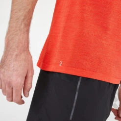 ADEMEND HARDLOOPSHIRT VOOR HEREN CARE KORTE MOUWEN LIMITED EDITION -Draag Straal ademend hardloopshirt voor heren care korte mouwen rood limited edition 5