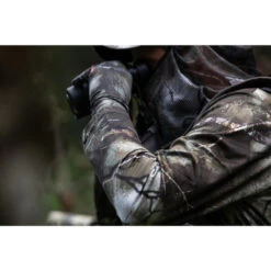 Ademend Camouflage T-shirt Voor De Jacht 100 Bos -Draag Straal ademend jachtshirt 100 lange mouwen camouflage treemetic 7