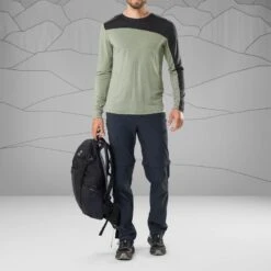 Loeffler Afrits Wandelbroek M Zip-Off Trekking Pants CSL - Olijfgroen -Draag Straal afrits wandelbroek m zip off trekking pants csl olijfgroen 2