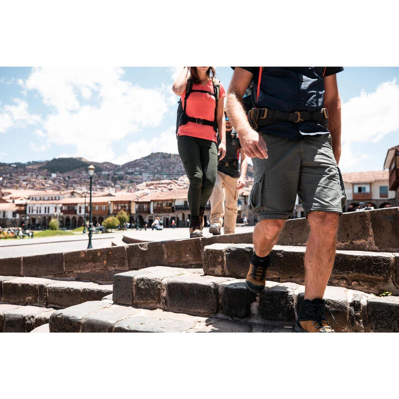 Afritsbare Cargobroek Voor Backpacken Voor Heren Travel 100 18 Afritsbare Cargobroek Voor Backpacken Voor Heren Travel 100 - Afbeelding 16