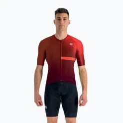 Sportful Bomber Jersey - Chili Red Cayenna Red -Draag Straal bomber jersey chili red cayenna red 2
