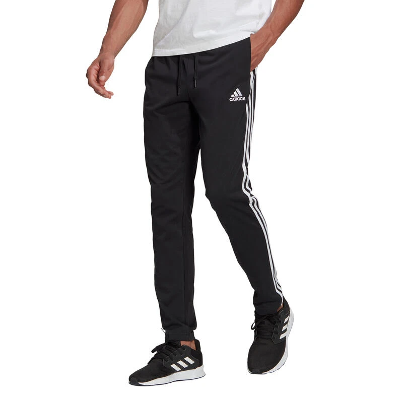 ADIDAS Broek Essentials Single Jersey Tapered Open Hem 3-Stripes Zwart - GK8995 5 ADIDAS Broek Essentials Single Jersey Tapered Open Hem 3-Stripes Zwart - GK8995 - Afbeelding 3