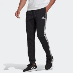 ADIDAS Broek Essentials Single Jersey Tapered Open Hem 3-Stripes Zwart - GK8995 15 ADIDAS Broek Essentials Single Jersey Tapered Open Hem 3-Stripes Zwart - GK8995 -Draag Straal broek essentials single jersey tapered open hem 3 stripes zwart gk8995 6