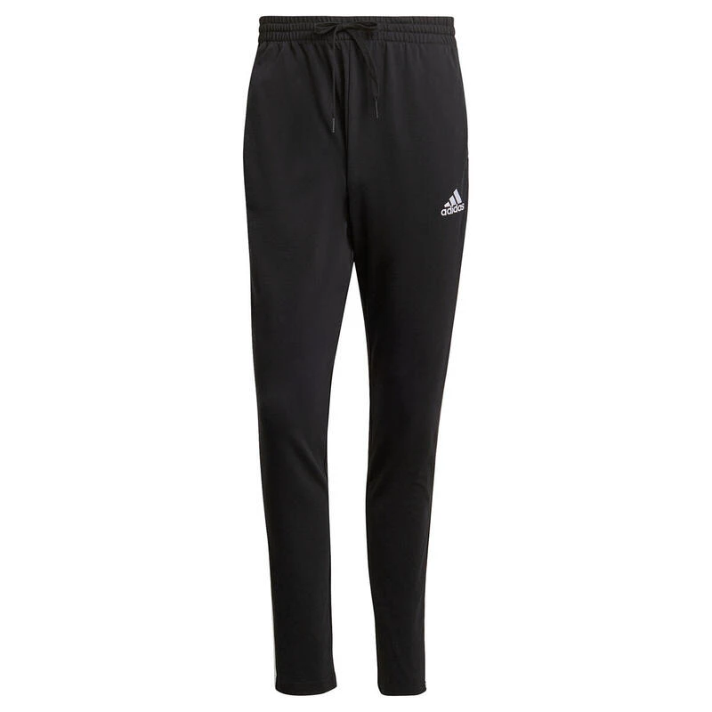 ADIDAS Broek Essentials Single Jersey Tapered Open Hem 3-Stripes Zwart - GK8995 3 ADIDAS Broek Essentials Single Jersey Tapered Open Hem 3-Stripes Zwart - GK8995