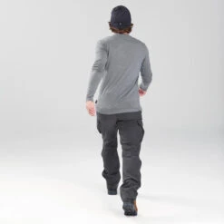 Cargobroek Voor Backpacken Heren Travel 100 Warm -Draag Straal cargobroek voor backpacken heren travel 100 warm grijs 2