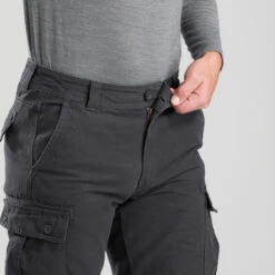 Cargobroek Voor Backpacken Heren Travel 100 Warm -Draag Straal cargobroek voor backpacken heren travel 100 warm grijs 3