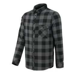IXS Carve Digger Shirt Lange Mouw - Grijs/Zwart