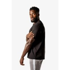 Core T-shirt - Fitness - Heren - Zwart 8 Core T-shirt - Fitness - Heren - Zwart -Draag Straal core t shirt fitness heren zwart 2