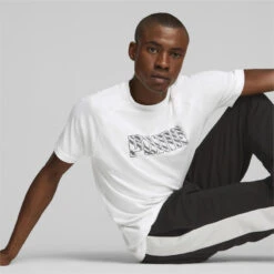 DYNA-MIX Graphic T-shirt Voor Heren PUMA -Draag Straal dyna mix graphic t shirt voor heren puma 1