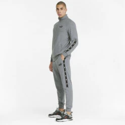 Essentials+ Sweatpants Met Band Voor Heren PUMA -Draag Straal essentials sweatpants met band voor heren puma 3