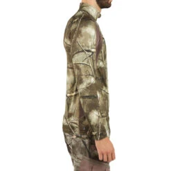 Geluidloos En Ademend Camouflageshirt Voor De Jacht 500 Lange Mouwen Bos -Draag Straal geluidloos en ademend jachtshirt 500 lange mouwen camouflage treemetic 5