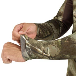 Geluidloos En Ademend Camouflageshirt Voor De Jacht 500 Lange Mouwen Bos -Draag Straal geluidloos en ademend jachtshirt 500 lange mouwen camouflage treemetic 8