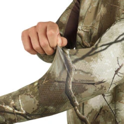 Geluidloos En Ademend Camouflageshirt Voor De Jacht 500 Lange Mouwen Bos -Draag Straal geluidloos en ademend jachtshirt 500 lange mouwen camouflage treemetic 9