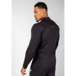 Gorilla Wear Hamilton Hybrid Long Sleeve Black -Draag Straal hamilton hybrid long sleeve black 1
