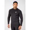 Gorilla Wear Hamilton Hybrid Long Sleeve Black -Draag Straal hamilton hybrid long sleeve black