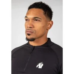 Gorilla Wear Hamilton Hybrid Long Sleeve Black -Draag Straal hamilton hybrid long sleeve black 4