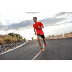 HARDLOOPSHORT VOOR HEREN MET DRAAGRIEM MARATHON ZWART -Draag Straal hardloopshort voor heren met draagriem marathon zwart 14