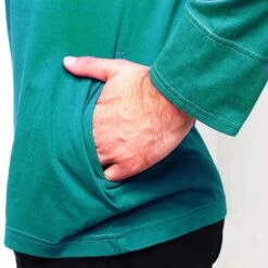 Heren Yoga T-shirt Lange Mouwen Heren Yoga Kleding Katoen Premium -Draag Straal heren yoga t shirt lange mouwen heren yoga kleding katoen premium 3