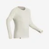 Herenshirt MT500 Merinowol Met Lange Mouwen Ongeverfd -Draag Straal herenshirt mt500 merinowol met lange mouwen ongeverfd