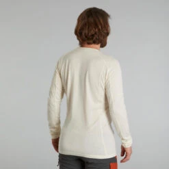 Herenshirt MT500 Merinowol Met Lange Mouwen Ongeverfd -Draag Straal herenshirt mt500 merinowol met lange mouwen ongeverfd 2