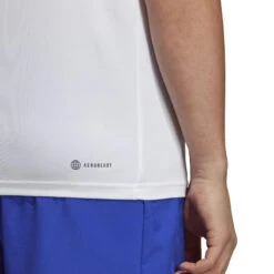 ADIDAS HERENSHIRT VOOR CARDIOFITNESS WIT -Draag Straal herenshirt voor cardiofitness wit 4