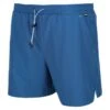 Regatta Hilston Korte Fitness Sportbroek Voor Heren - Blauw -Draag Straal hilston korte fitness sportbroek voor heren blauw