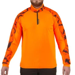 JACHTSHIRT SUPERTRACK MET LANGE MOUWEN FLUO-ORANJE -Draag Straal jachtshirt supertrack met lange mouwen fluo oranje 1