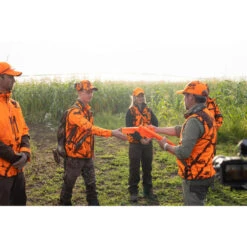 JACHTSHIRT SUPERTRACK MET LANGE MOUWEN FLUO-ORANJE -Draag Straal jachtshirt supertrack met lange mouwen fluo oranje 8