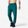 Joggingbroek Voor Fitness Heren 500 Essentials -Draag Straal joggingbroek voor fitness heren 500 essentials cipresgroen
