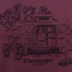 Kamp T-shirt - Paars -Draag Straal kamp t shirt paars 1