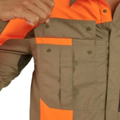 Licht En Ademend Jachtoverhemd Met Lange Mouwen 520 Groen/fluo -Draag Straal licht en ademend jachtoverhemd met lange mouwen 520 groenfluo 12