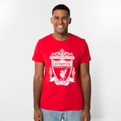 Liverpool FC Liverpool Logo T-shirt Senior - Rood -Draag Straal liverpool logo t shirt senior rood 3