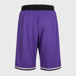 Basketbalshort Voor Heren/dames SH500R Omkeerbaar -Draag Straal omkeerbare basketbalshort voor herendames sh500r paars lila 8