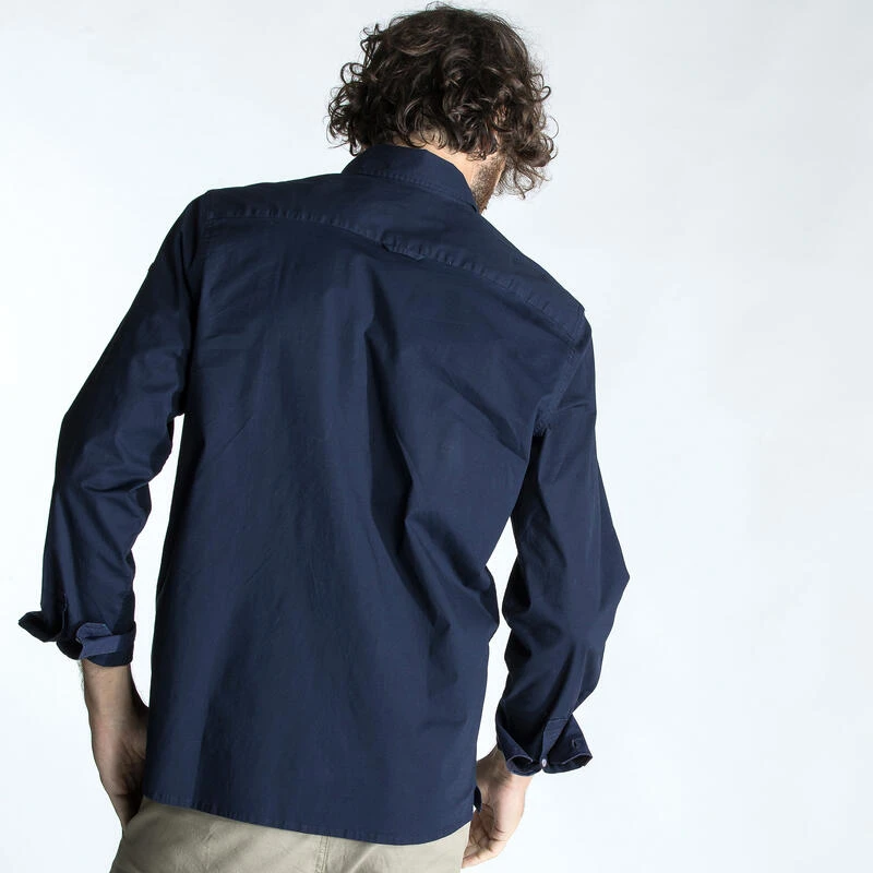 Tribord Overhemd Voor Heren Sailing 100 Lange Mouwen 6 Tribord Overhemd Voor Heren Sailing 100 Lange Mouwen - Afbeelding 4