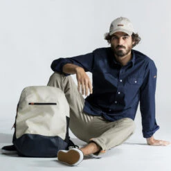 Tribord Overhemd Voor Heren Sailing 100 Lange Mouwen 15 Tribord Overhemd Voor Heren Sailing 100 Lange Mouwen -Draag Straal overhemd voor heren sailing 100 lange mouwen marineblauw 4