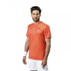 Padel T-shirt Korte Mouw Drop Shot Airam Juan Martin Diaz Rood -Draag Straal padel t shirt korte mouw drop shot airam juan martin diaz rood 2