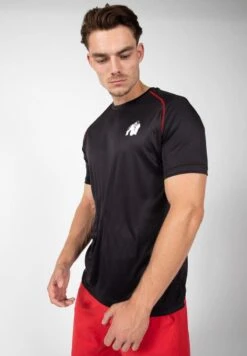 Gorilla Wear Performance T-shirt Black/Red 11 Gorilla Wear Performance T-shirt Black/Red -Draag Straal performance t shirt blackred 3