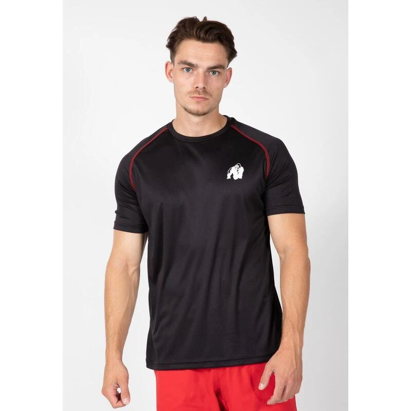 Gorilla Wear Performance T-shirt Black/Red 3 Gorilla Wear Performance T-shirt Black/Red