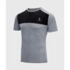 Performance Tennis/Padel T-shirt Heren Grijs/Zwart -Draag Straal performance tennispadel t shirt heren grijszwart