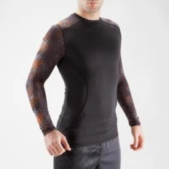 Rashguard Grappling 100 Zwart -Draag Straal rashguard grappling 100 zwart 2