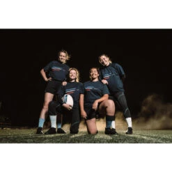 Rugbyshirt Met Korte Mouwen Voor Heren/dames Franse Team R100 Blauw -Draag Straal rugbyshirt met korte mouwen voor herendames franse team r100 blauw 6