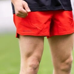 Rugbyshort Voor Heren R500 -Draag Straal rugbyshort voor heren r500 rood 8