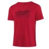 Loeffler Shirt Korte Mouwen M Printshirt All Mountain Transtex® Single - Rood -Draag Straal shirt korte mouwen m printshirt all mountain transtex single rood