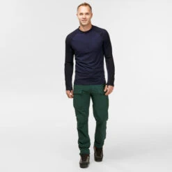 Voorkant -Draag Straal shirt voor trekking heren tropic 900 blauw 1