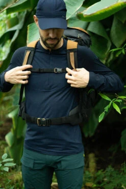 Shirt Voor Trekking Heren Tropic 900 Blauw -Draag Straal shirt voor trekking heren tropic 900 blauw 11