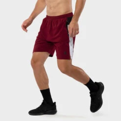 Shorts Fitness SIROKO Air Zoom Bordeaux Heren -Draag Straal shorts fitness siroko air zoom bordeaux heren 2