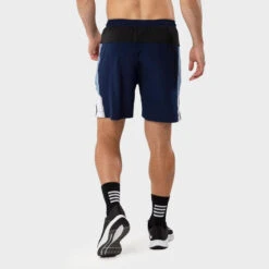 Shorts Fitness SIROKO X-Training Marineblauw Heren -Draag Straal shorts fitness siroko x training marineblauw heren 1